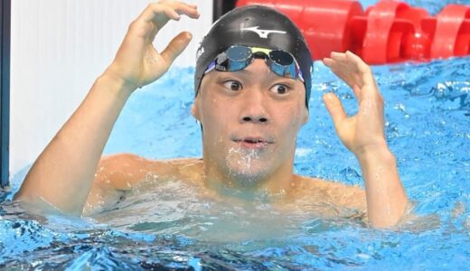 武良竜也は7位でメダル逃す「すごく悔しい気持ちです」男子200m平泳ぎ