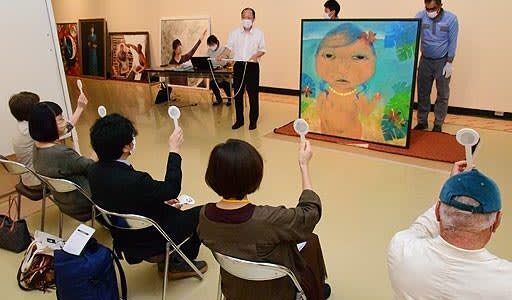 入選282点決まる　鳥取県美術展覧会審査会