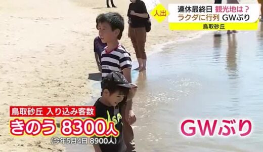コロナ禍前に戻ったよう　3連休山陰の観光地は大勢の人出　ワクチン接種も後押し（島根・鳥取）