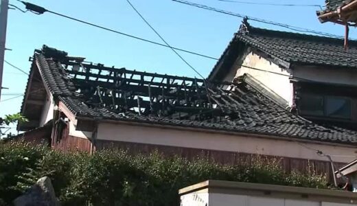 仏壇から出火か　住宅密集地で民家１棟を全焼（鳥取県・大山町）