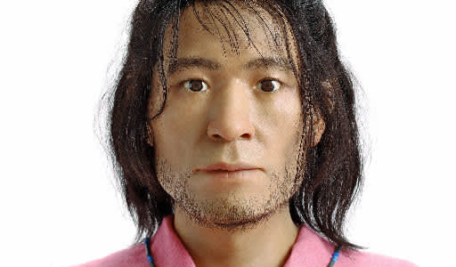 弥生人の「そっくりさん」募集、遺跡の頭蓋骨から復元