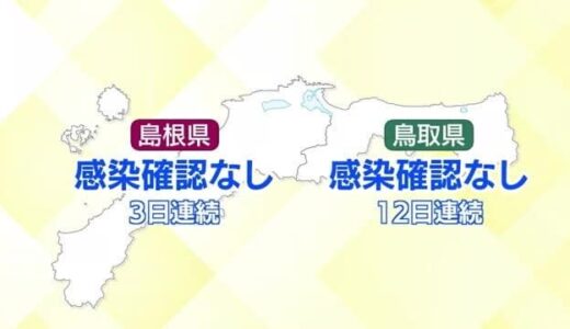 【新型コロナ続報】鳥取県は12日連続、島根県は3日連続で新規感染確認はなし