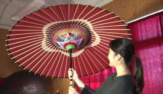 開くと美しい糸飾り…誕生200年「淀江傘」が存続危機に…すべて“メイドイン鳥取”で伝統継承へ