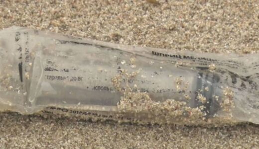 日本海の海岸に大量の注射器漂着…背景に何が？　ロシアでは医療品の通関システムに変更も