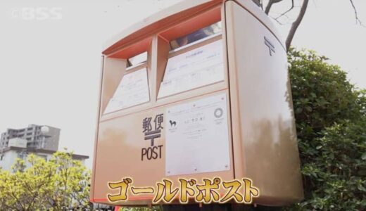 鳥取県初　金メダル１号・入江聖奈選手のゴールドポスト設置　鳥取県米子市
