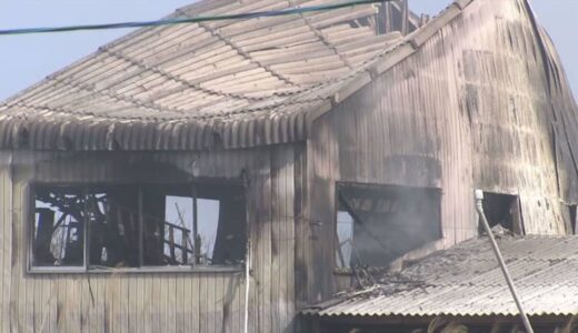 早朝に出火 1人の遺体発見 住人の男性と連絡取れず 鳥取県北栄町