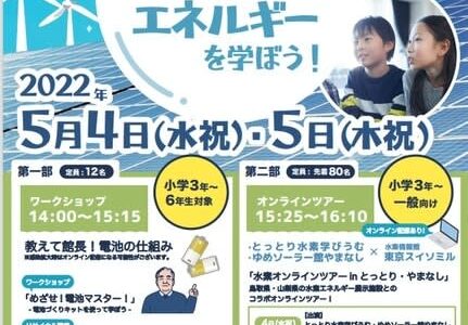 【GW2023】スイソミル「電池を知って、エネルギーを学ぼう」5/4-5