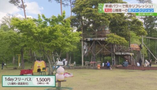 【山陰初】新アトラクション「ポッカ―ル」に挑戦！【森の国＠大山】