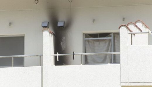 県営住宅の自室のベランダに火を…放火未遂の疑いで会社員の男を逮捕　鳥取警察署