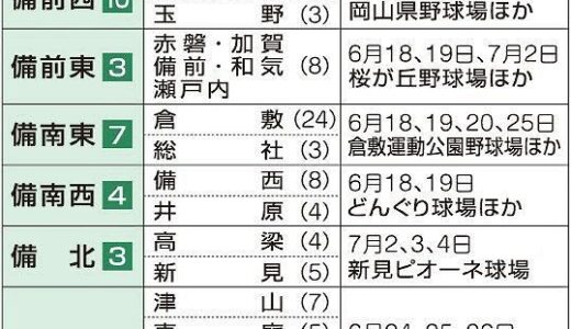 岡山県中学野球11日開幕　深めた絆、仲間と挑む夏