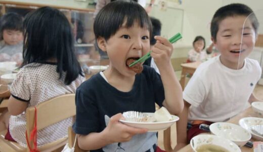 鳥取・大山で給食にイノシシ肉
