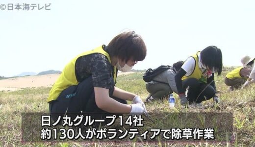 鳥取砂丘の景観を守ろう！除草ボランティア　鳥取県鳥取市