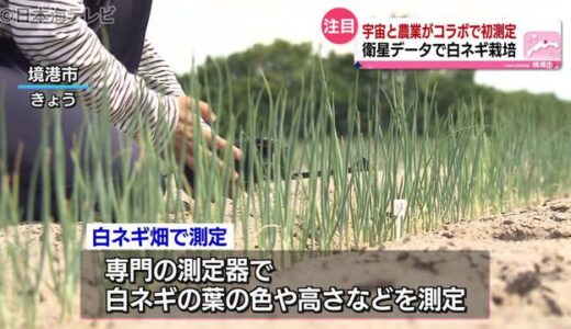 ついに宇宙と農業のコラボがスタート！　　鳥取県