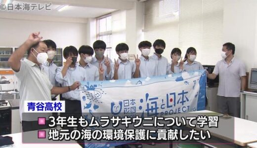 高校生が厄介者ムラサキウニで焼きおにぎり　美味しく食べて駆除　鳥取県鳥取市