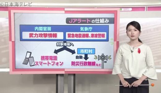 ミサイルの脅威を知らせるＪアラートとは？　鳥取市や松江市の使用状況は？　鳥取県・島根県