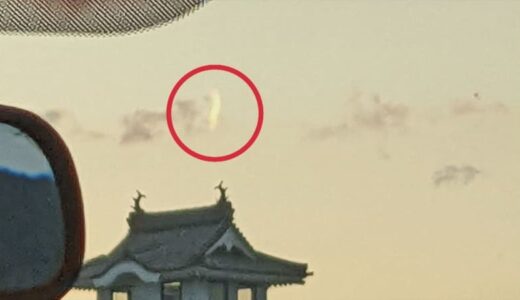 小学４年生が撮影　上空に「動く光の筋」正体は？