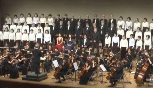 プロと共演　県民による「第九」　感動の演奏に惜しみない拍手