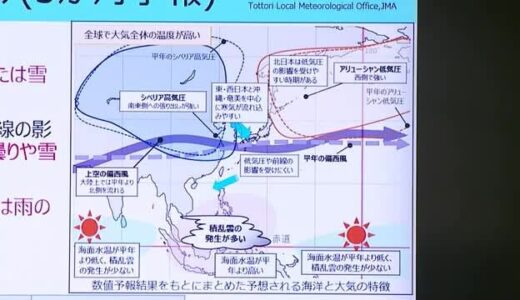 大雪対策を呼び掛け　孤立や車の立ち往生へ備えることを確認（鳥取県）　