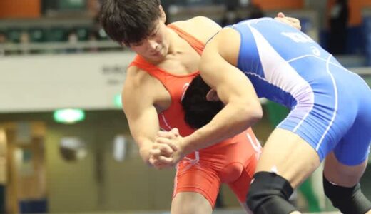 ＜レスリング＞大学王者・青柳善の輔（山梨学院大）が初優勝…2022年全日本選手権・第3日（１）