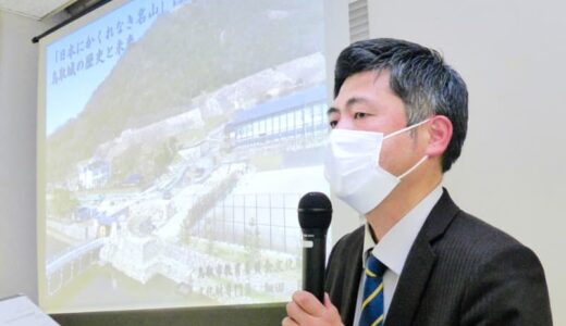 鳥取城跡に戦国時代知るヒント　北区で出前講座