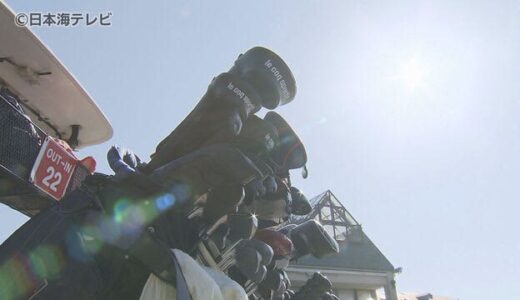 季節外れの暖かさ　ゴルフ場賑わう　鳥取県鳥取市　利用者「こんな１月珍しい」