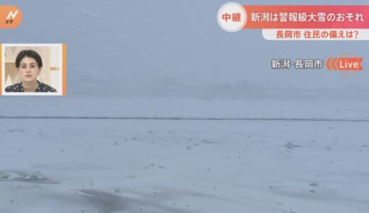 新潟は警報級の大雪警戒　“最強寒波”襲来 東京でも積雪か