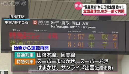 【大雪被害】ビニールハウスが倒壊　鳥取県倉吉市　出荷前の花も下敷きに…