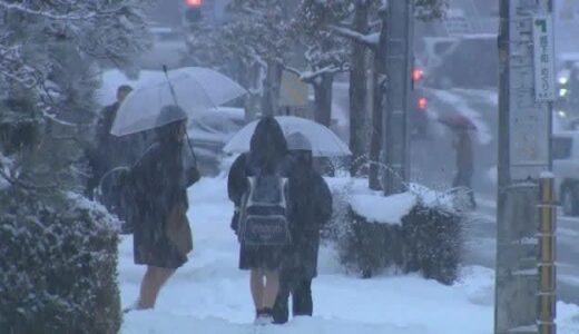 【注意】岡山南部でも１０ｃｍ予想　２８日昼過ぎにかけ大雪　警報級の可能性も【岡山】