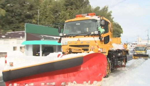 想定外の大雪　自治体の「除雪費」当初予算をすでに超えたところも