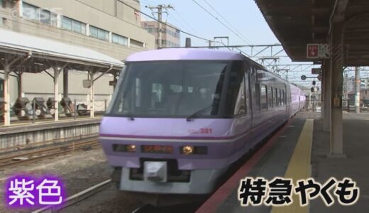 「スーパープルやくも」だ！特急「スーパーやくも」カラーが復活　出雲市駅～岡山駅間を1日2往復