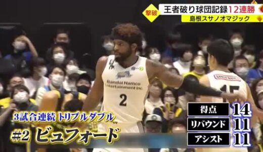 「ＣＳへの最後の準備」島根スサノオマジックが昨季の王者破り球団記録１２連勝！