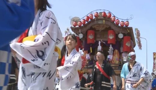 じつに５年ぶり…江戸時代から続く聖神社の神幸行列にぎわう 鳥取県鳥取市