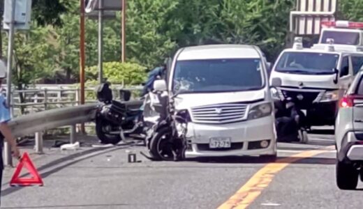【続報】バイクの男性が岩場に転落し死亡…川沿いの国道での事故 鳥取県江府町