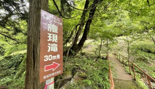 地元民おすすめ超超穴場な涼スポット。民家の間の細道を通ってたどり着く秘境「権現滝」｜鳥取県若桜町