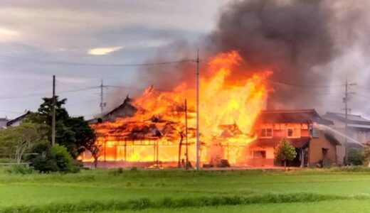 【続報】民家炎上　火元の一人住まいの男性（７０代）と連絡取れず　鳥取県・日吉津村