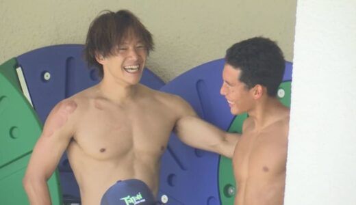 東京五輪日本代表・武良竜也選手　地元の競泳大会にサプライズ出場…圧勝　「肩のケガ」から復帰、パリ五輪へ再始動