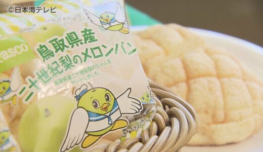 相性抜群！“二十世紀梨”のメロンパン誕生　製品開発者「合わせてみると非常にさわやかな風味」　鳥取県鳥取市