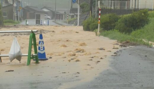 台風7号　１５日の降水量３００ミリ超えた場所も　午後１時現在