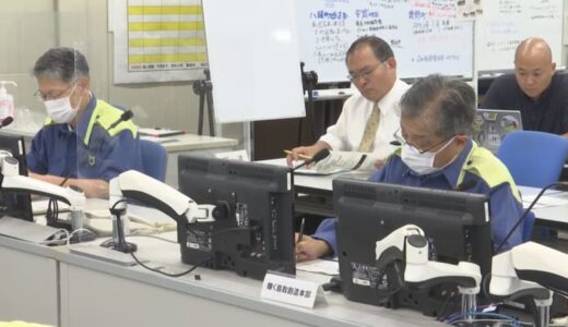 台風7号　道路崩落などによる孤立集落　残り3か所　７１世帯１２９人　解消に全力　鳥取県