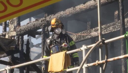 【続報】鳥取県若桜町で住宅全焼　焼け跡から男性１人の遺体発見