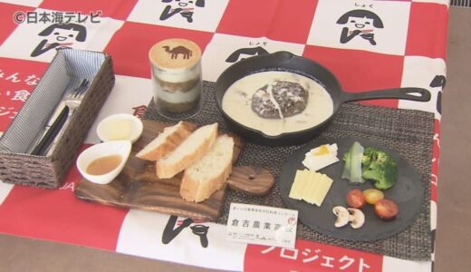 地元の食材で　農業高校対抗料理コンクール開催　大山の雪を表現したメレンゲなど各校力作を完成　鳥取県鳥取市