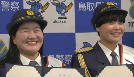 ガンバレルーヤが１日警察署長に！雪が降る中、街灯広報に長蛇の列ができる人気ぶり　まひるさんの故郷で交通事故防止などを呼びかけるパレード