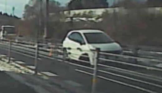 車がワイヤーロープに衝突する事故　山陰道の上り線（中山IC～赤碕中山IC）が一時通行止めに