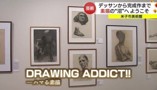 郷土作家のデッサン一堂に「ＤＲＡＷＩＮＧ　ＡＤＤＩＣＴ！！ハマる素描」展（鳥取・米子市）