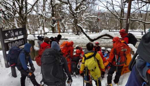 冬の大山登山で男性100メートル滑落　助けを呼ぶも一晩気付かれず→翌日発見、悪天候で下山断念→遭難から2日ぶりに救助、命に別条なし
