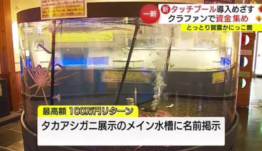 「かにっこ館」人気のタッチプールを一新！コンセプトは「見て・ふれて・体験して」（鳥取市）