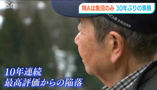 「一番心配していたことが起きてしまった…」10年連続最高評価だった上越産コシヒカリの“陥落”　2023年産コメの食味ランキング
