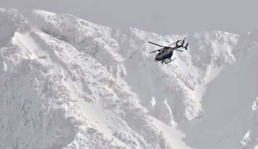 雪崩遭難事故　不明の男性2人、発見に至らず　鳥取県の大山