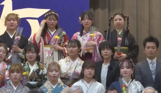 「患者さんの気持ちに寄り添った歯科衛生士になりたいです」　歯科衛生専門学校で卒業式