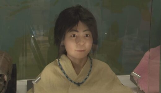 頭蓋骨から復元 